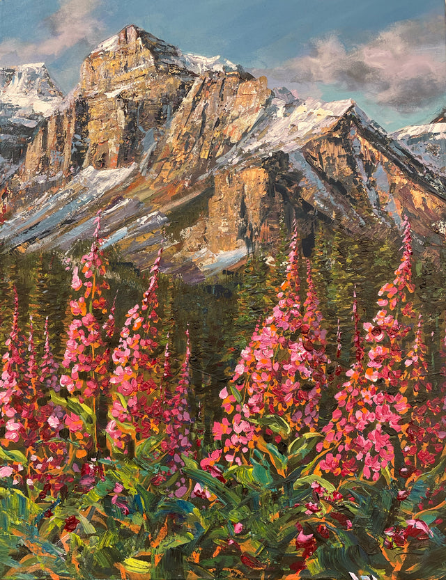 "Fireweed at Mount Babel" by Teresa Grasby
