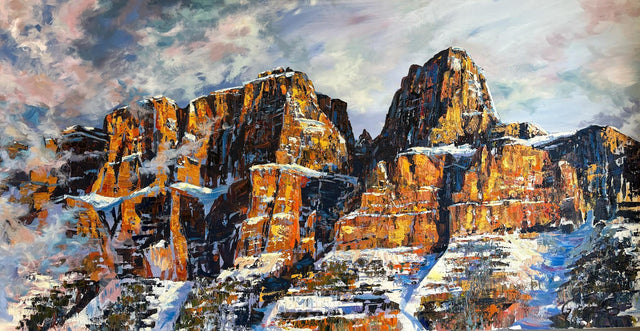 "Castle in the Sky" by Teresa Grasby, 30" x 60", $2,700.00
