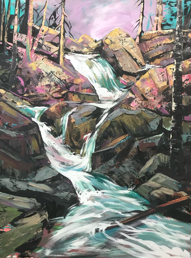"Rocks and Water"   48" x 60"