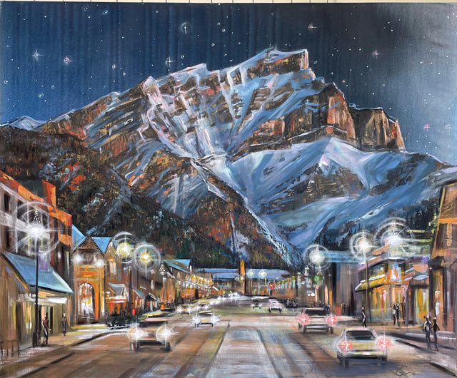 "Banff under Cascade" by Teresa Grasby