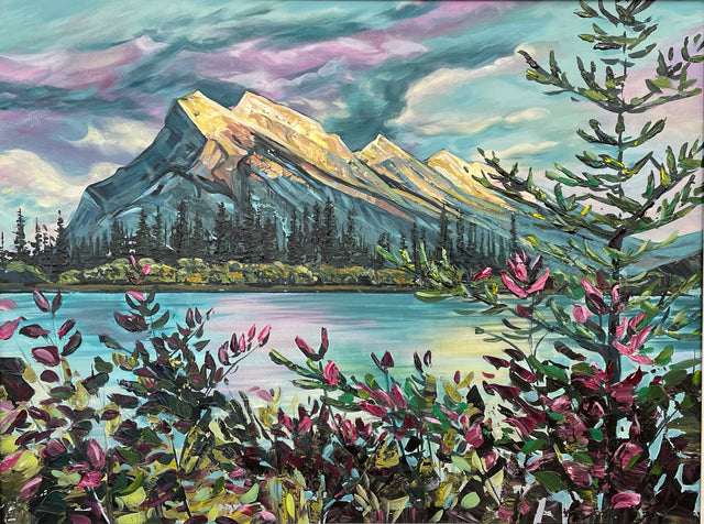 "Mount Rundle Majesty"  30" x 40"
